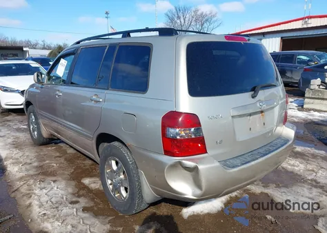 2004 Toyota Highlander V6 z USA, uszkodzony, nr VIN JTEDP21A640043033